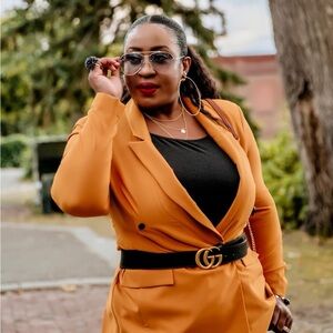 Stylish Mustard  Blazer